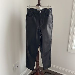 Faux leather Zara pants